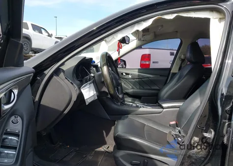 2021 Infiniti Q50 Pure z USA, uszkodzony, nr VIN JN1EV7AP2MM705797